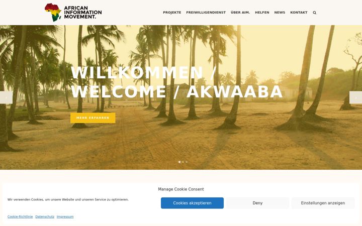 Screenshot of aim-ev.org