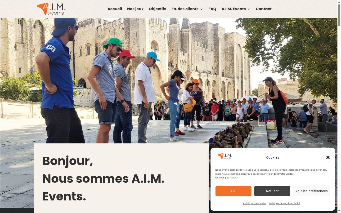 Screenshot van de toestemmingsbanner zoals getoond vóór enige interactie