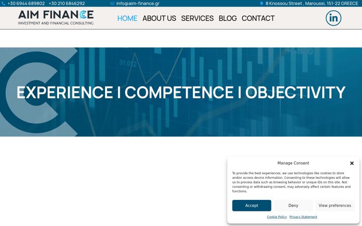 Snímek obrazovky aim-finance.gr