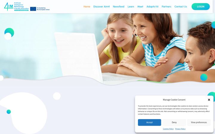 Screenshot of aim4-adaptiveai.eu