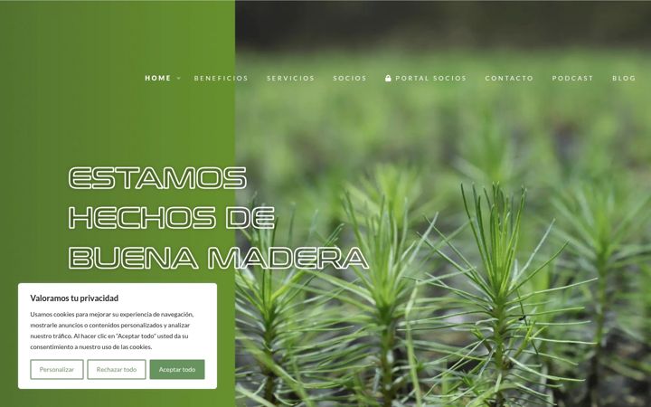 Screenshot of aima.org.ec