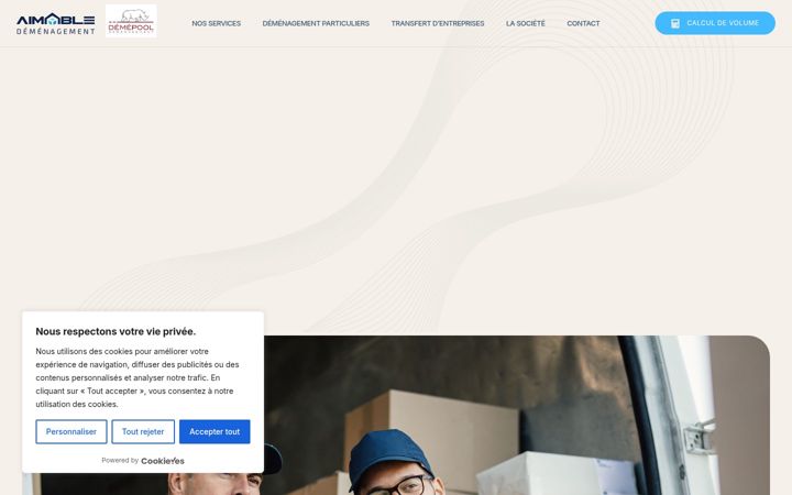 Screenshot of aimable-dem.fr