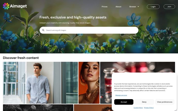 Ekrano kopija aimaget.com