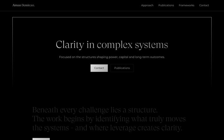 Screenshot of aiman-demircan.ch