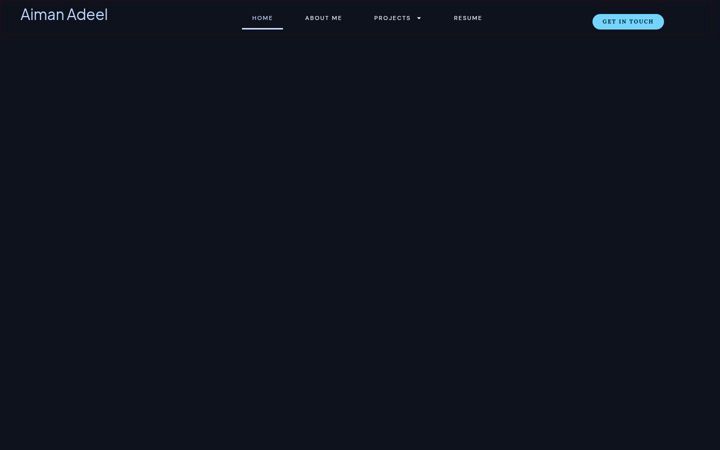 Captura de pantalla de aimanadeel.com