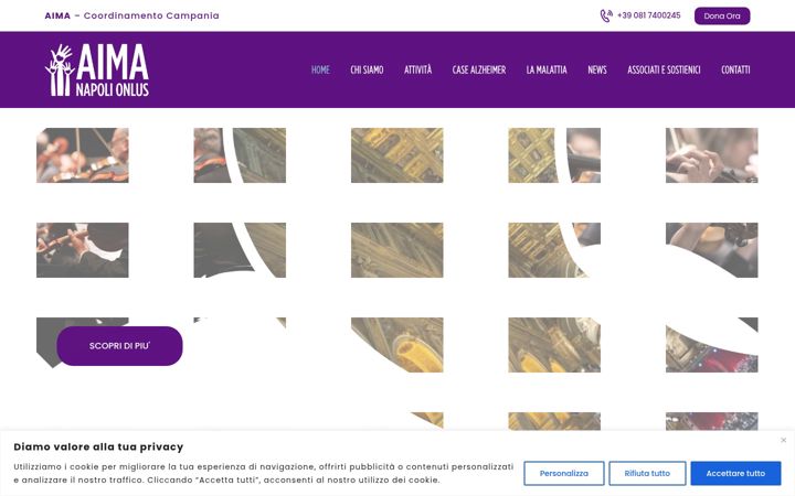 Screenshot of aimanapoli.it