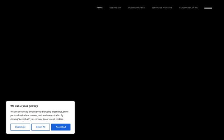 Kuvakaappaus sivustosta aimarchitects.ro