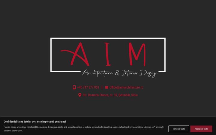 Screenshot di aimarchitecture.ro