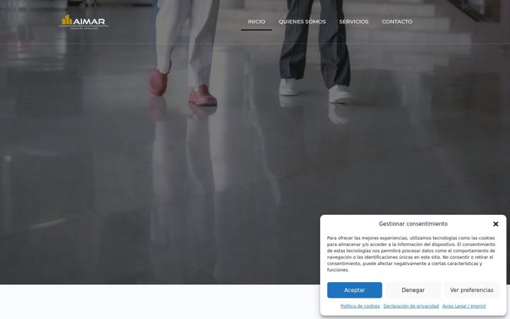 Screenshot of aimarfacilityservices.es