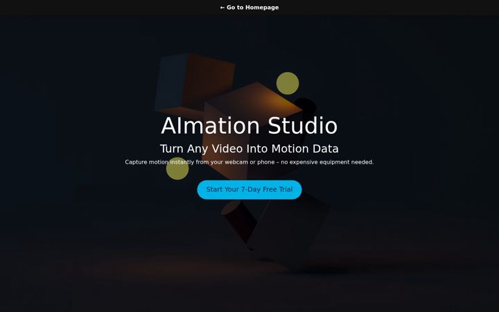 Screenshot of aimation-studio.com