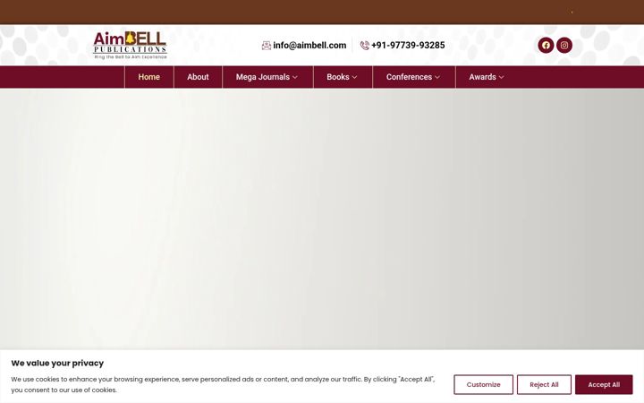 Screenshot of aimbell.com