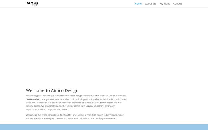 Screenshot ta' aimcodesign.com