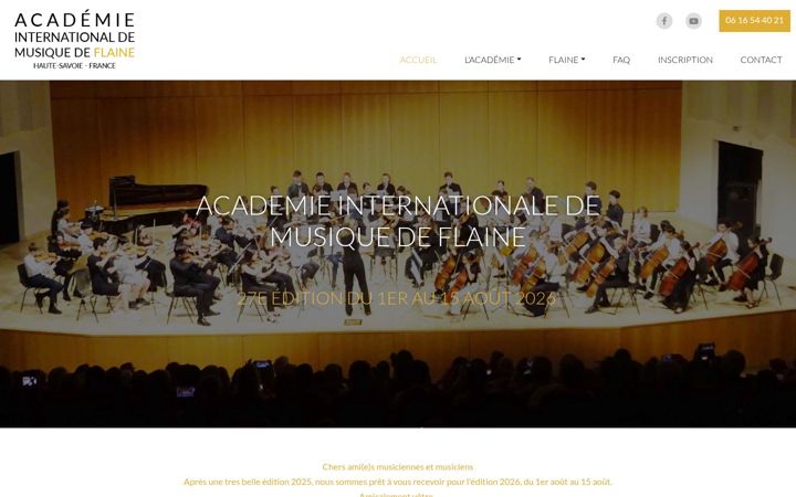 Screenshot of aimdeflaine.com