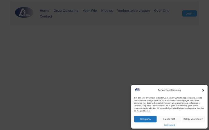 Screenshot of aimeda.nl