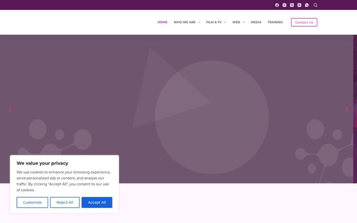 Screenshot di aimediaconsult.com