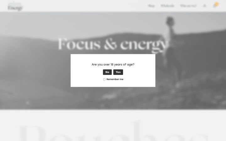 Screenshot of aimenergypouches.com