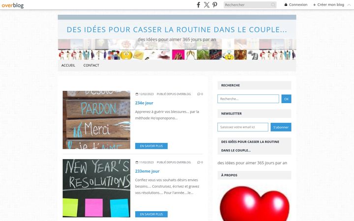 Screenshot of aimer-l-amour.com