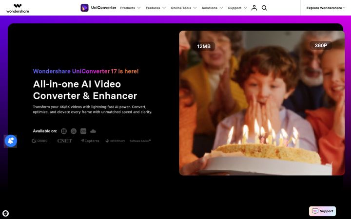Screenshot of aimersoft.com