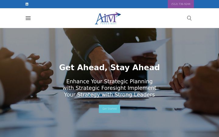 Screenshot of aimforesightgroup.com