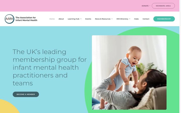 Screenshot of aimh.uk