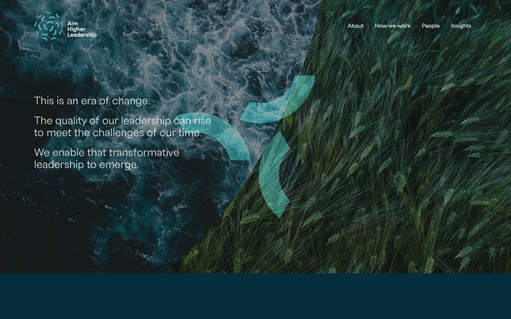 Screenshot di aimhigherleadership.com