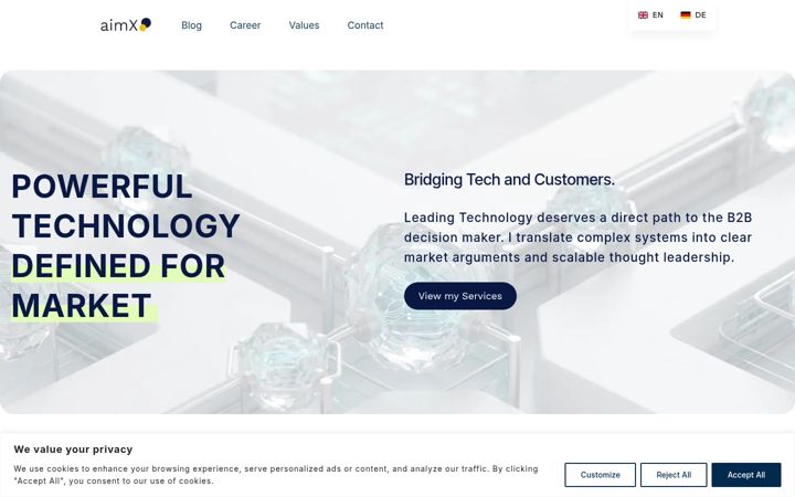 Screenshot of aimind.marketing