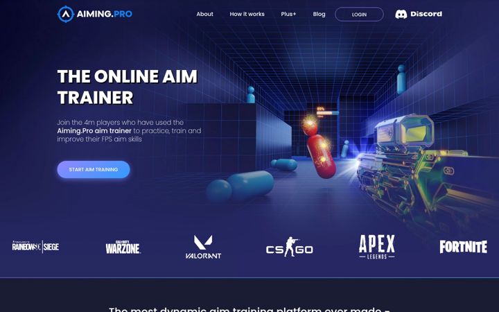 Screenshot of aiming.pro