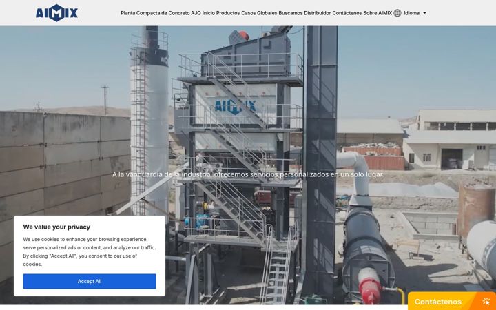 Screenshot of aimixglobal.es
