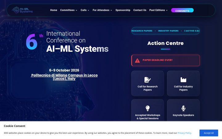 Screenshot of aimlsystems.org