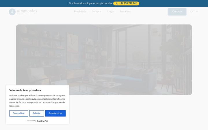 Screenshot of aimmobles.com