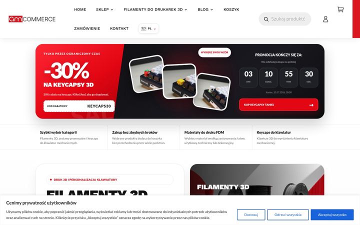 Ekrano kopija aimnowshop.com