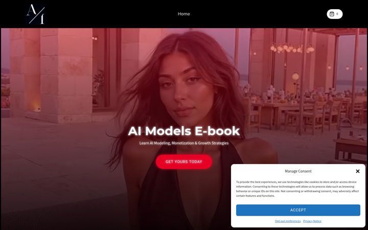 Screenshot of aimodels.digital