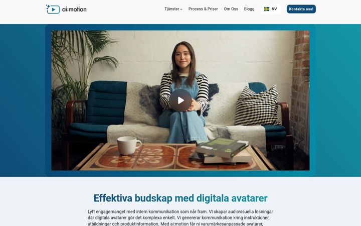 Screenshot of aimotion.se