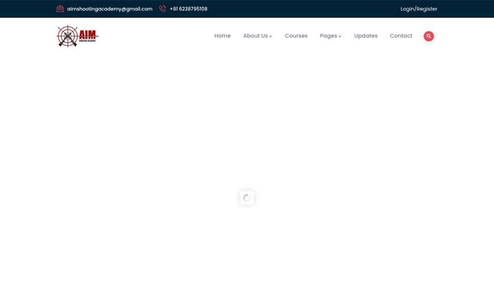 Screenshot of aimshootingacademy.in