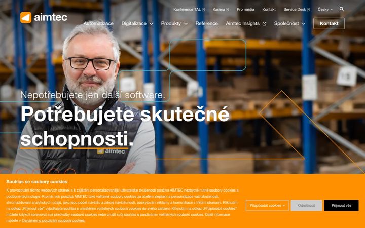 Screenshot of aimtecglobal.com