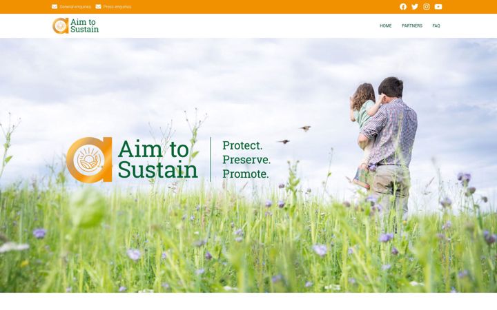 Zrzut ekranu aimtosustain.org.uk