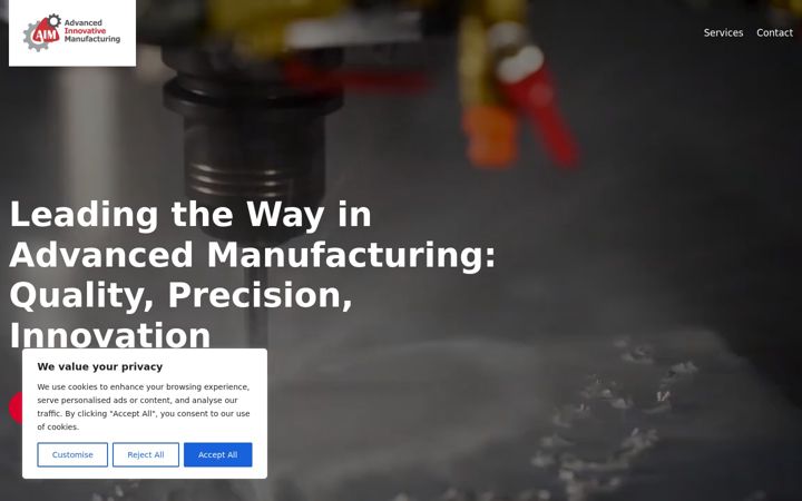 Screenshot of aimuk.co