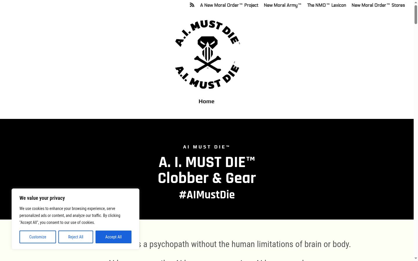 Screenshot tal-banner tal-kunsens muri qabel kwalunkwe interazzjoni