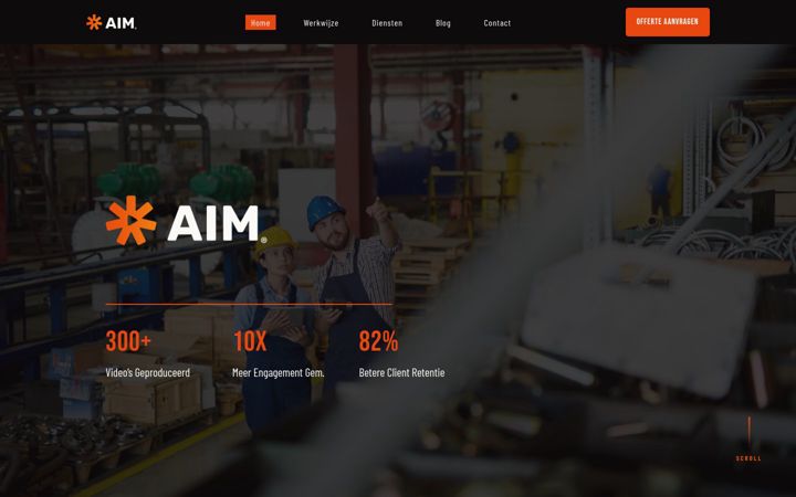 Screenshot of aimvideo.nl