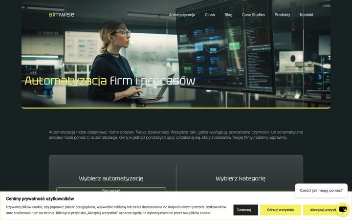 Screenshot of aimwise.com