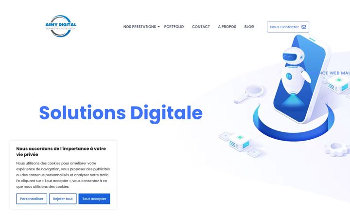 Screenshot of aimy-digital.fr