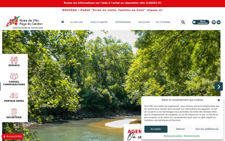 Ekrano kopija ain-cerdon.fr