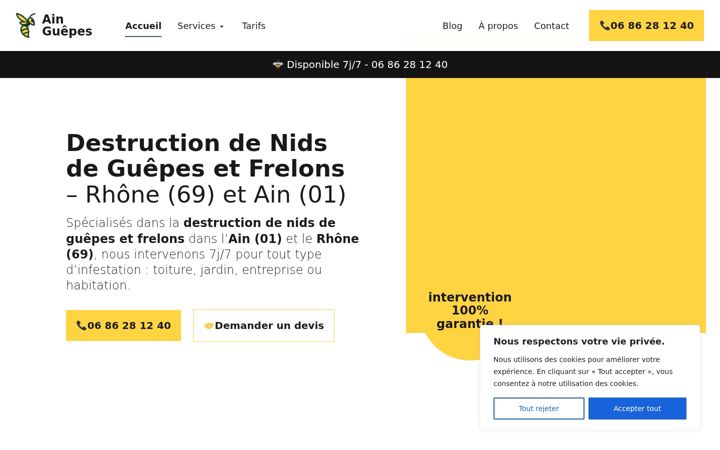 Screenshot of ain-guepes-frelons.fr