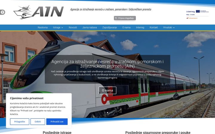 Ekrano kopija ain.hr