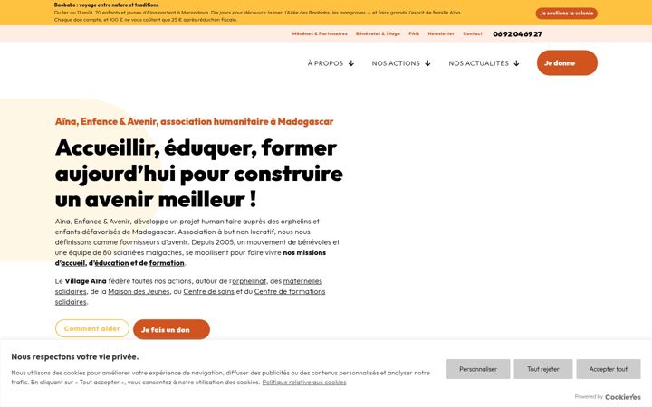 Ekrano kopija ainaenfance.org