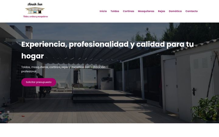 Screenshot of ainaiksun.com