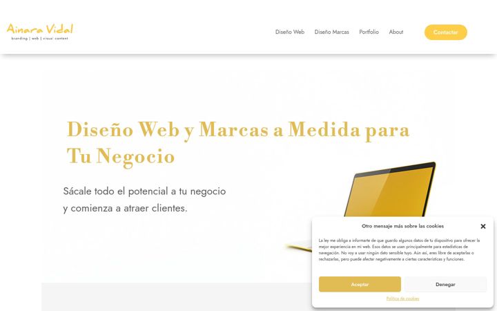 Screenshot of ainaravidal.com