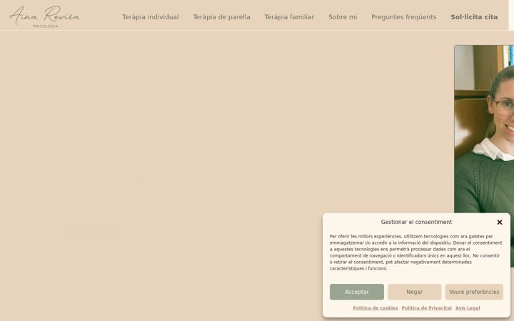 Screenshot of ainarovirapsicologia.com