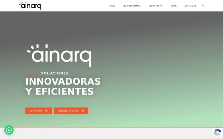 Screenshot of ainarq.es
