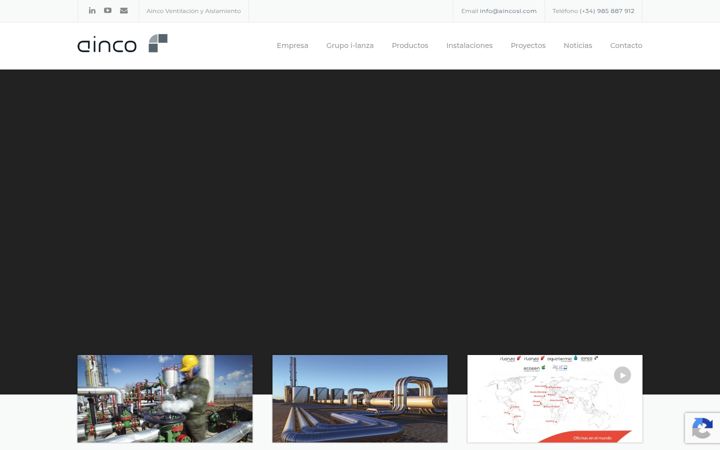 Screenshot of aincosl.com